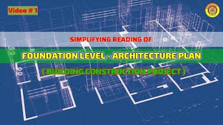 Drawing Reading// Architectural Plan//Foundation Level #vimutti#civilengineering