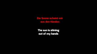 Sonne Rammstein lyrics (English and German)