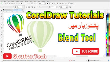 CorelDRAW Pashto Tutorial | Blend Tool Explained with Practical Examples