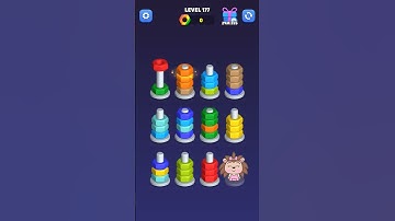 nut Sort level 177 | #nutsort #gaming #like #share #puzzle #reels #shorts #latestvideo #treanding