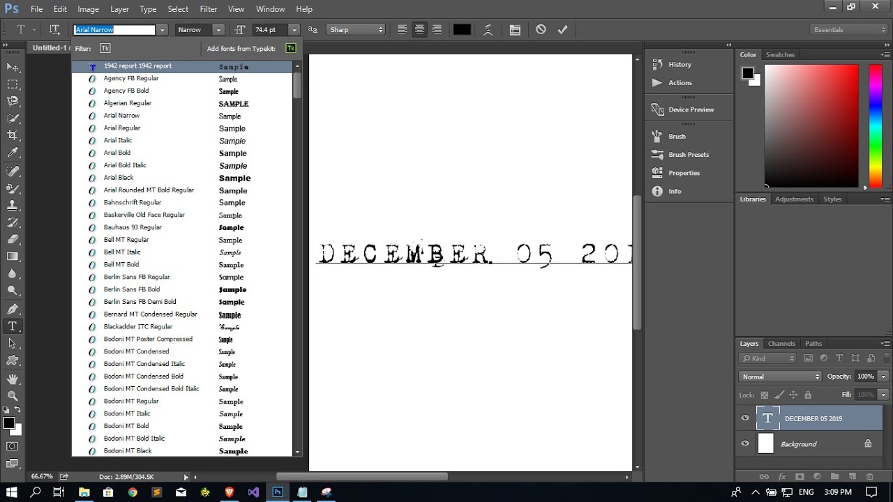 HOW TO DOWNLOAD FONTS IN PHOTOSHOP FOR FREE FAST AND EASY 100% WORKING ...