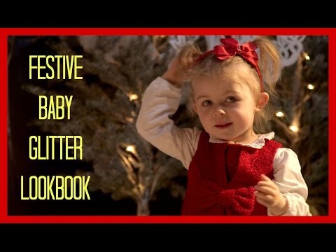 Mini Baby Glitter Christmas LookBook