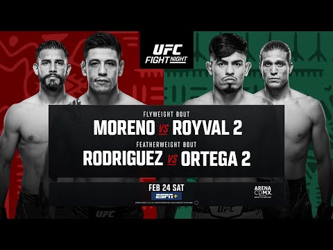 UFC Mexico City Moreno vs Royval 2 - February 24  Fight Promo