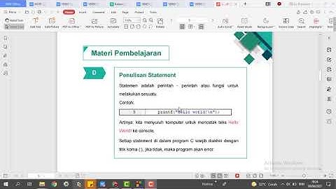 STRUKTUR DASAR BAHASA PEMROGRAMAN C #1