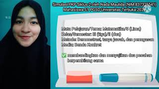 video simulasi PKP siklus 2 ut universitas terbuka