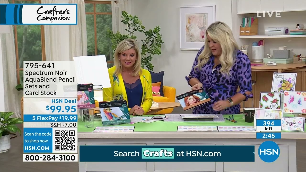 Spectrum Noir AquaBlend Pencil Sets and Card Stock