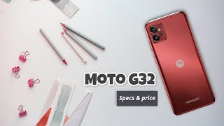 Motorola Moto G32 — первый взгляд (2022 г.): камера, цена, обзор, характеристики || Мото G32