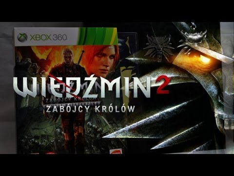 Wiedźmin 2 Mroczna Edycja (Xbox 360) - Unboxing