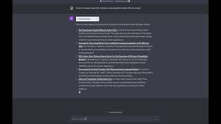 Scholar Assist, demo video, a ChatGPT plugin for academic researchers