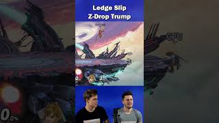 The Ledge Slip Z-Drop Trump in Smash Ultimate!