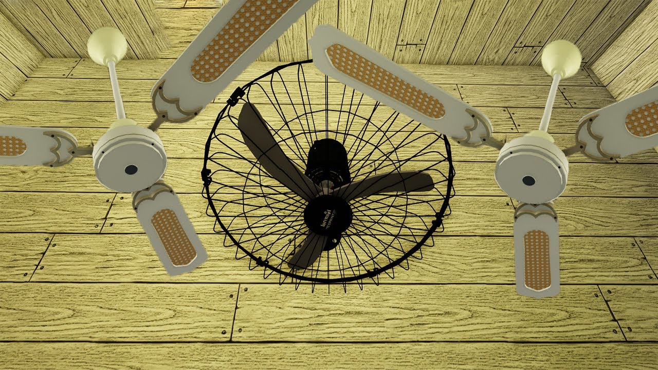 VENTILADORES DE TETO | VENTILADORES DE PAREDE | EM BELA CASA DE MADEIRA no Roblox!