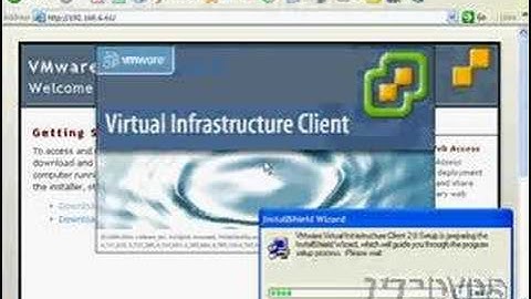 VMWare ESX 3 Training CBT - Installing VI Client