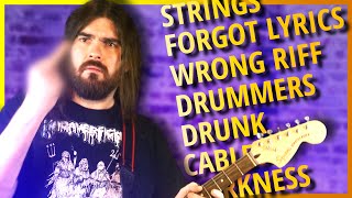 What a Metal Guitarist has to deal with on Stage