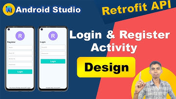 how to create login and registration form in android studio | Retrofit Tutorial | sign up activity