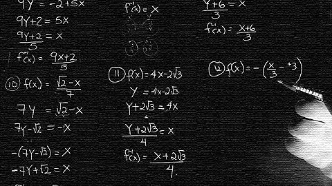 clase2 Criterio de una función Inversa.  Ejercicios Resueltos