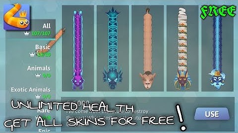 GET ALL SKINS FOR FREE IN SNAKE.IO || 100% REAL || EVERYTHING FOR FREE