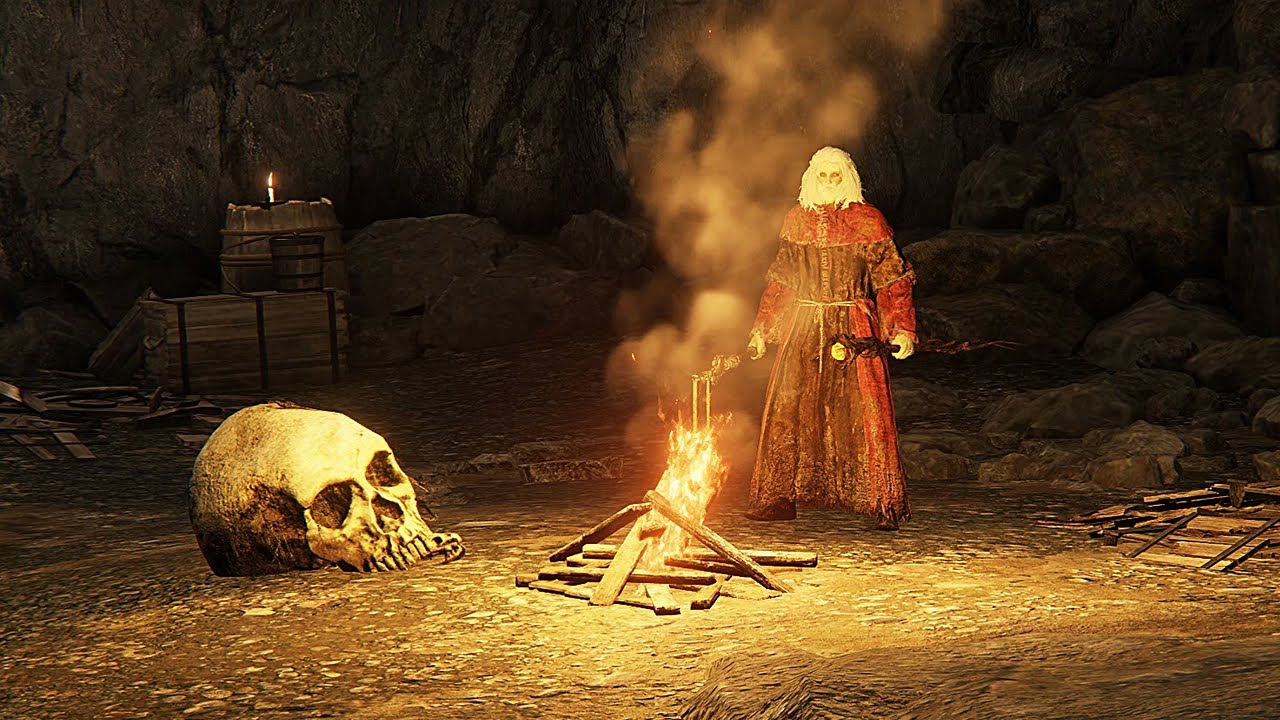 Elden Ring Necromancer Garris Boss Fight YouTube