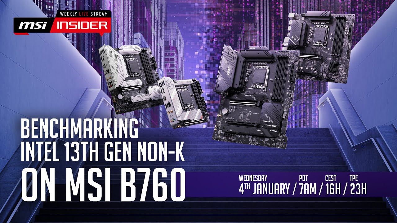 MSI to release B760 motherboards that can overclock locked Intel CPUs