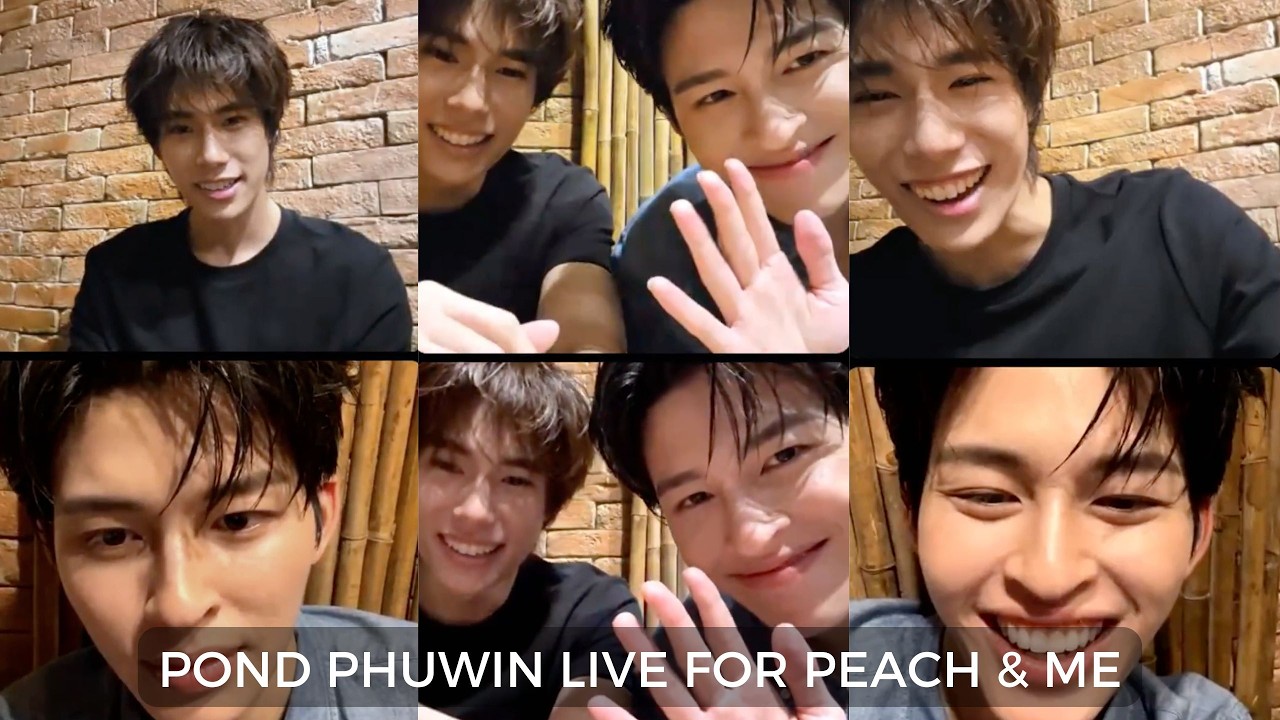 Pond & Phuwin live in Vietnam for Peach & Me - YouTube