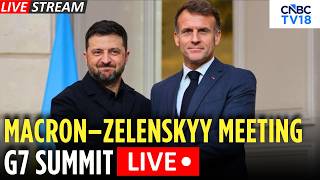 G7 Summit LIVE: Emmanuel Macron Welcomes Zelenskyy for High-Level Ukraine Russia Talks | Putin |N18G