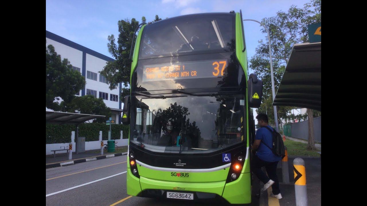 [3-Door Bus] SBST Bus Service 37 [SG6364Z]: Tampines Int → Tampines ...