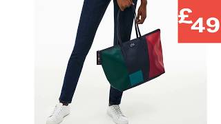 Lacoste Colorblock Petit Piqué Large Zip Tote