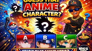 Only True Anime Fans Can Guess These Characters (Silhouette Quiz) screenshot 3