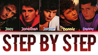 New Kids On The Block - Step By Step (Color Coded Lyrics)