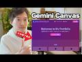 Geminiにプレビュー表示やAI編集が出来る「Canvas」が無料で追加されたので実際に使って活用例を紹介！