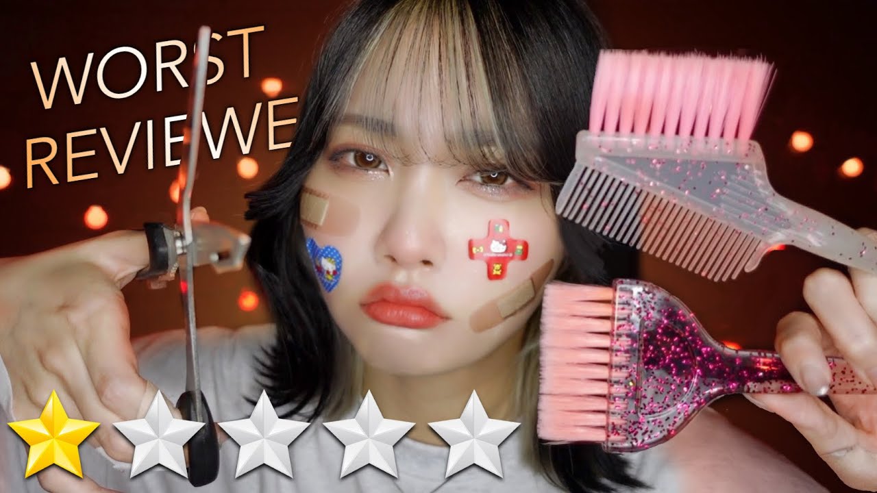 [Субтитры]ASMR｜Самый ужасный парикмахерский салон💈💔