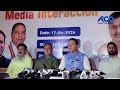 LoP Sunil Sharma addresses press conference in Srinagar