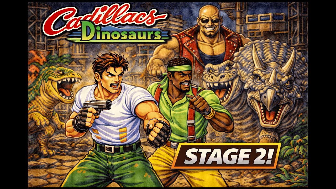 Cadillacs & Dinosaurs – Stage 2 | Arcade Classic (Capcom)