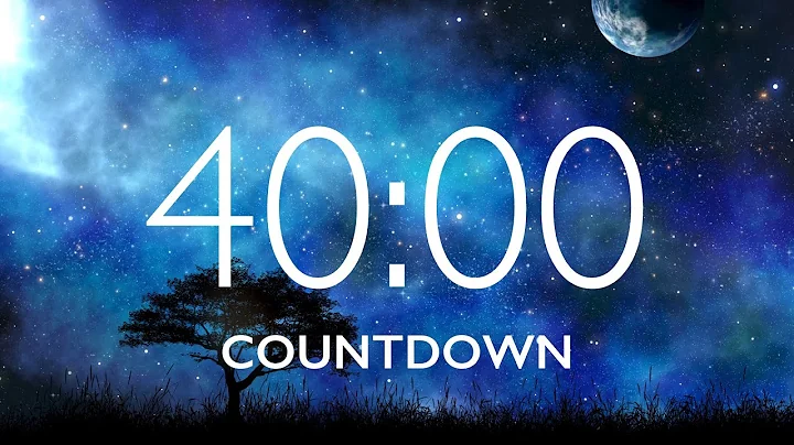 40 Minute Timer with Relaxing Music and Alarm