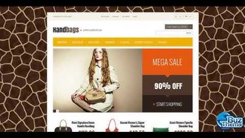Tutorial Handbags Magento Theme by Buztheme.com Magento Themes