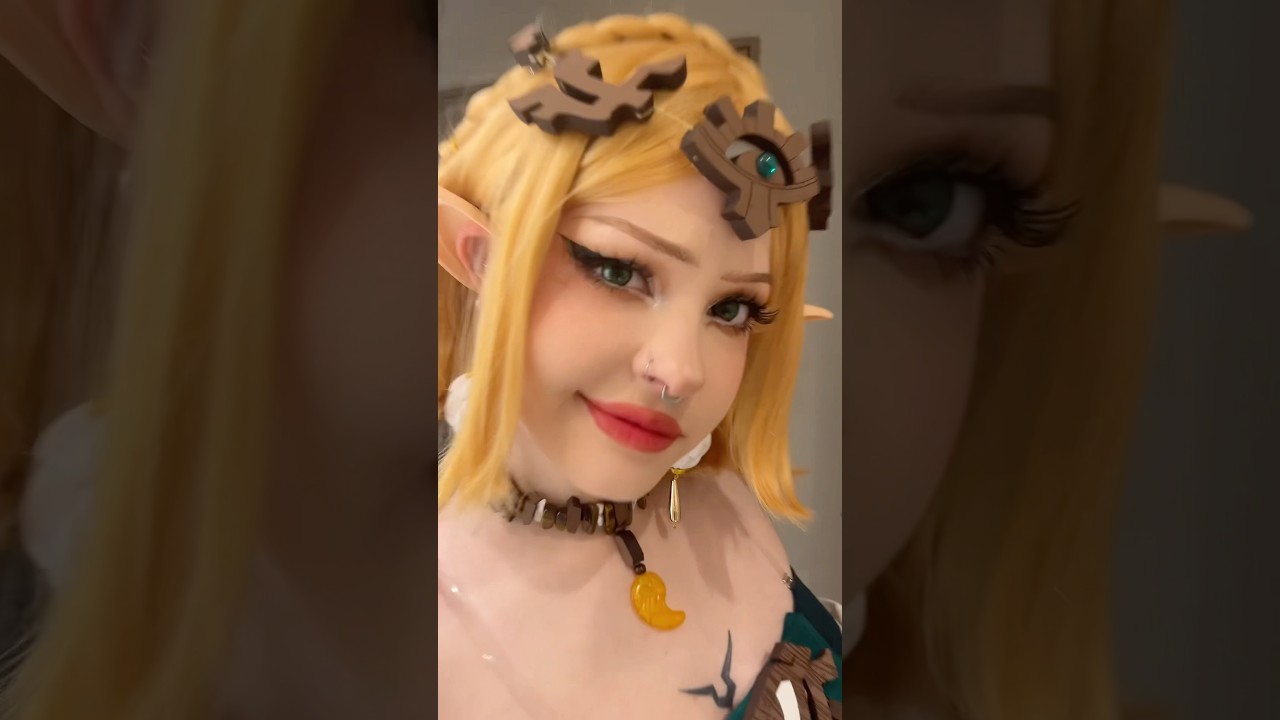 twins !! ( with Muatori ) #cosplay #makeup #videogames #zeldacosplay #zelda #zeldatotk