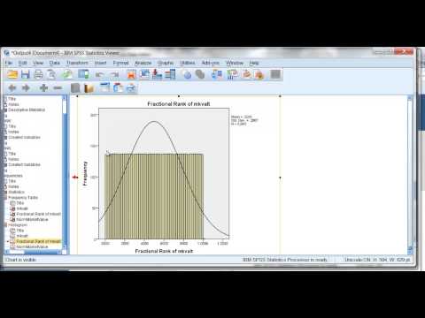 A Two Step Transformation to Normality in SPSS