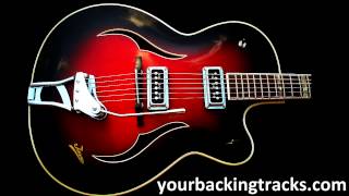 smooth jazz guitar backing track in gb major ybt