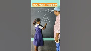 How many triangles?#education #maths #school #students #youtubeshorts #ytshorts