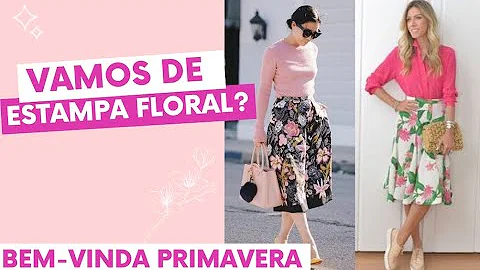 O que combinar com saia floral?