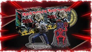 unboxing Iron Maiden The number of the beast box figurine and patch {cd limided edition}