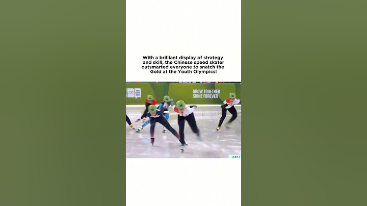 The Chinese speed skater fools everyone to win Gold at the Youth Olympics🔥🔥🔥