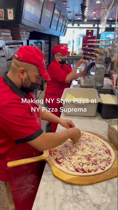 Making NY Style Pizza at NY Pizza Suprema