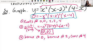 Pre-Calc 12 3.2(1) Graphing Polynomial Functions