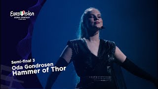 Oda Gondrosen - Hammer of Thor - LIVE (Melodi Grand Prix 2022, Semi-Final 3)
