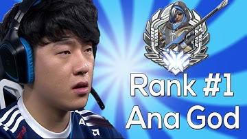 #1 Ana Ryujehong [God Plays] Overwatch Pro Player! Top 500