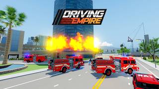 Huge Fire Roleplay In Driving Empire!