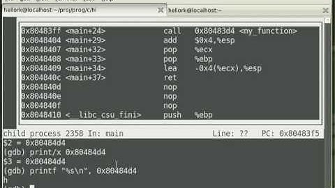 C Programming, Disassembly, Debugging, Linux, GDB