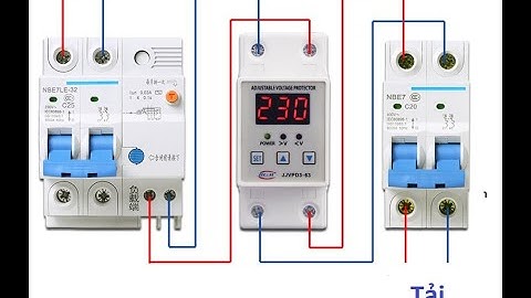 Relay bảo vệ điện áp - quá áp, thấp áp do mất pha hoặc mất trung tính gây sụt áp, quá áp