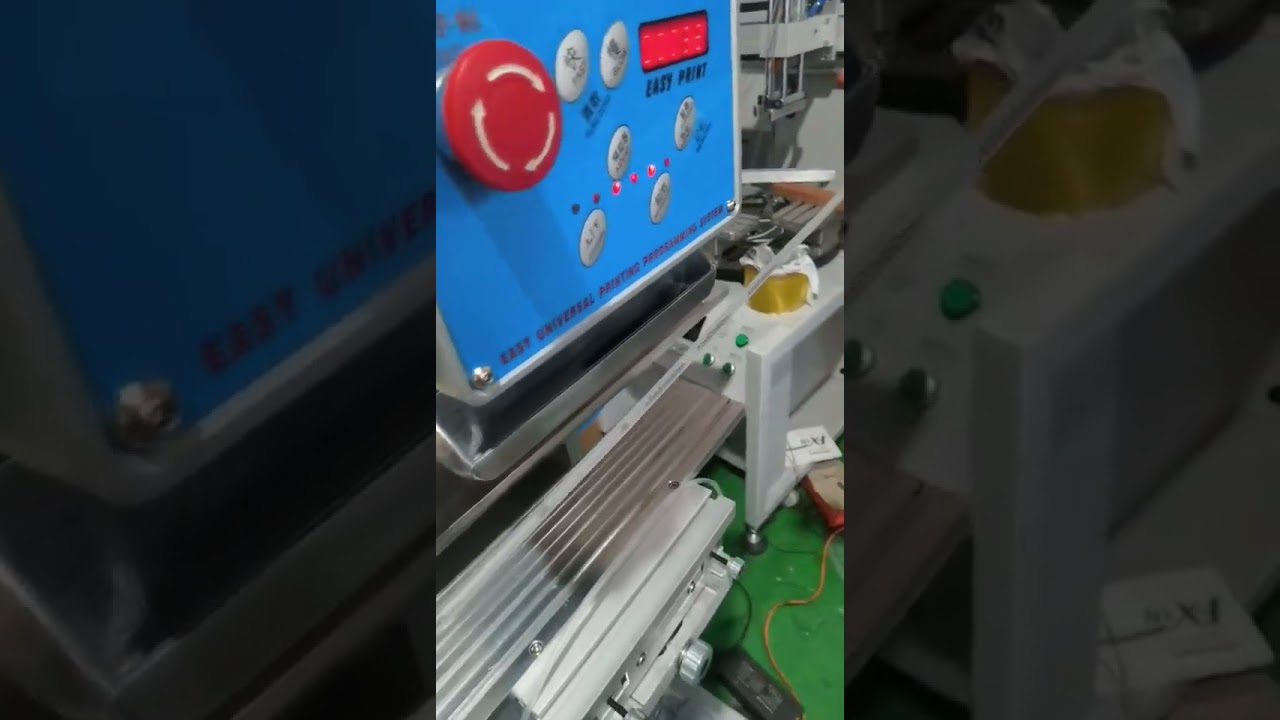 Horizontal Ink Cup Slide Pad Printing Machine For Medical catheter Frying Pan Pad Printing Machine