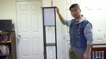 Oneach Lamp with Shelves Assembly and Review